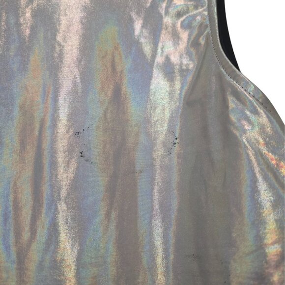 Silver Metallic Bodysuit - Size Large ✨ - Picture 3 of 4